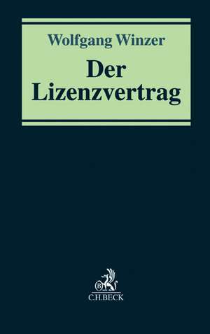 Winzer, W: Lizenzvertrag