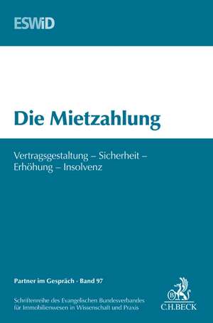 Die Mietzahlung de Evangelischen Bundesverband für Immobilienwesen in Wissenschaft und Praxis