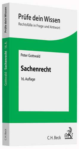 Sachenrecht de Peter Gottwald