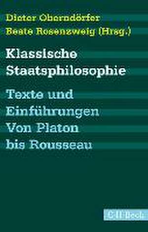 Klassische Staatsphilosophie de Dieter Oberndörfer