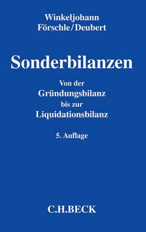 Sonderbilanzen de Gerhart Förschle