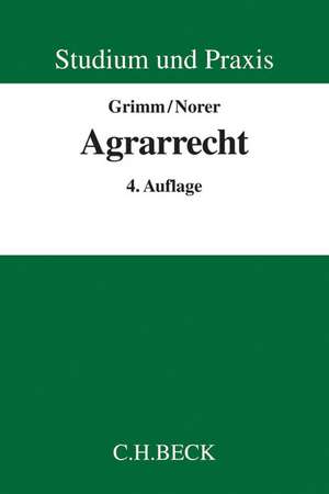 Agrarrecht de Christian Grimm