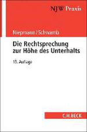 Die Rechtsprechung zur Höhe des Unterhalts de Elmar Kalthoener