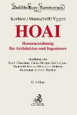 Honorarordnung für Architekten und Ingenieure (HOAI) de Hermann Korbion