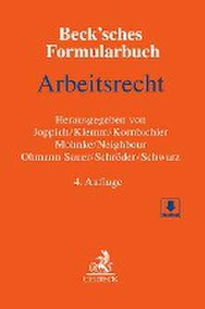 Beck'sches Formularbuch Arbeitsrecht de Tim Gero Joppich