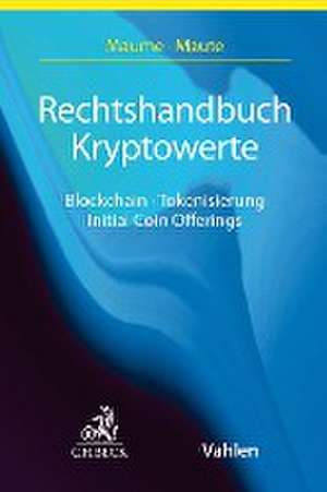 Rechtshandbuch Kryptowerte de Philipp Maume