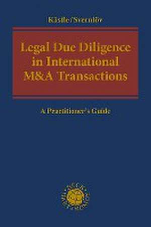 Legal Due Diligence in International M&A Transactions de Florian Kästle