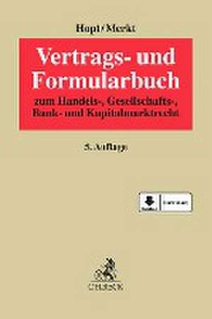 Vertrags- und Formularbuch de Klaus J. Hopt