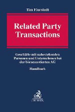 Related Party Transactions de Tim Florstedt