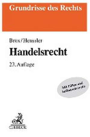 Handelsrecht de Hans Brox