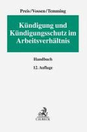 Kündigung und Kündigungsschutz im Arbeitsverhältnis de Eugen Stahlhacke