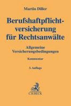 Berufshaftpflichtversicherung für Rechtsanwälte de Martin Diller