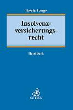 Insolvenzversicherungsrecht de Wolfram Desch