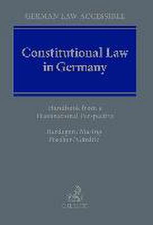 Constitutional Law in Germany de Matthias Herdegen