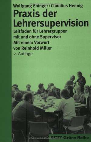 Praxis der Lehrersupervision de Wolfgang Ehinger