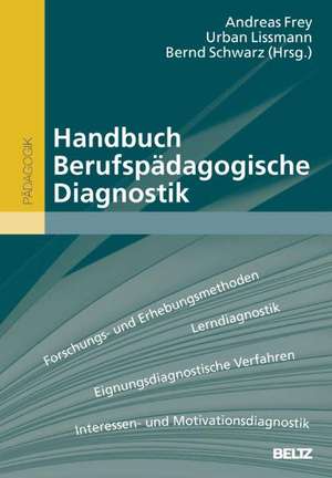 Handbuch Berufspädagogische Diagnostik de Andreas Frey