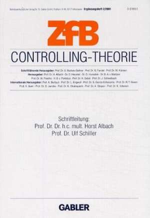 Controlling-Theorie de Horst Albach