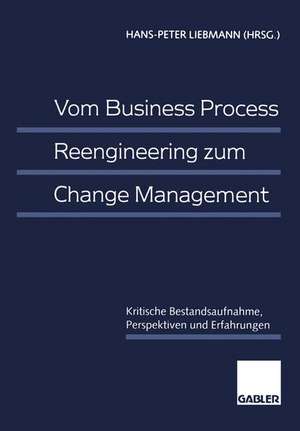 Vom Business Process Reengineering zum Change Management: Kritische Bestandsaufnahme, Perspektiven und Erfahrungen de Hans-Peter Liebmann