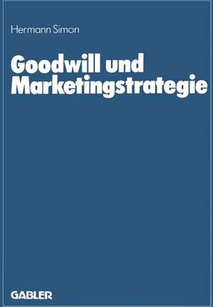 Goodwill und Marketingstrategie de Hermann Simon