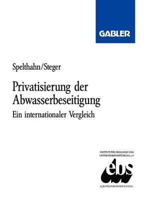 Privatisierung der Abwasserbeseitigung: Ein internationaler Vergleich am Beispiel Bundesrepublik Deutschland, Frankreich und Großbritannien de Sabine Spelthahn