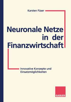 Neuronale Netze in der Finanzwirtschaft: Innovative Konzepte und Einsatzmöglichkeiten de Karsten Füser