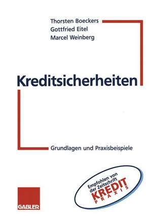 Kreditsicherheiten: Grundlagen und Praxisbeispiele de Thorsten Boeckers