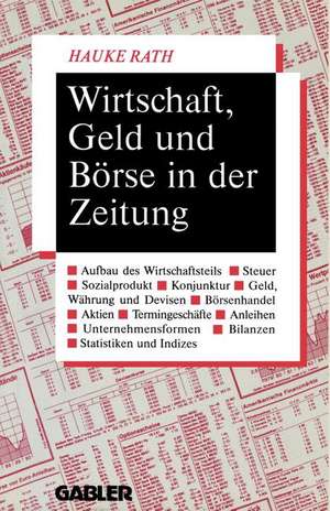 Wirtschaft, Geld und Börse in der Zeitung de Hauke Rath