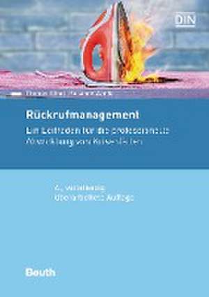 Rückrufmanagement de Thomas Klindt