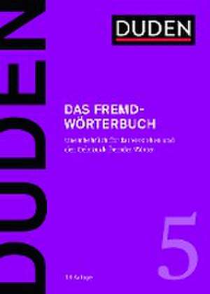 Das Fremdwörterbuch de Dudenredaktion