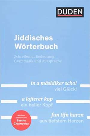 Duden - Jiddisches Wörterbuch de Simon Neuberg