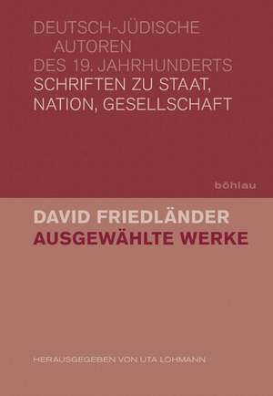 Ausgewählte Werke de David Friedländer