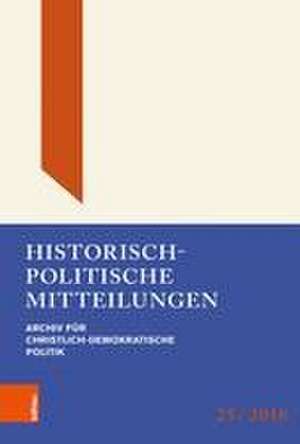 Historisch-politische Mitteilungen de Thomas Brechenmacher