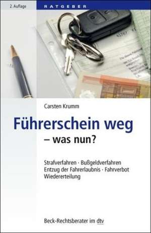 Führerschein weg - was nun? de Carsten Krumm