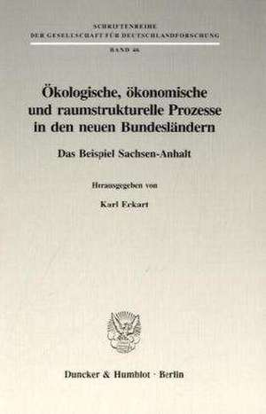 Ökologische, ökonomische und raumstrukturelle Prozesse in den neuen Bundesländern de Karl Eckart