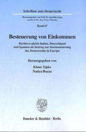 Besteuerung von Einkommen de Klaus Tipke