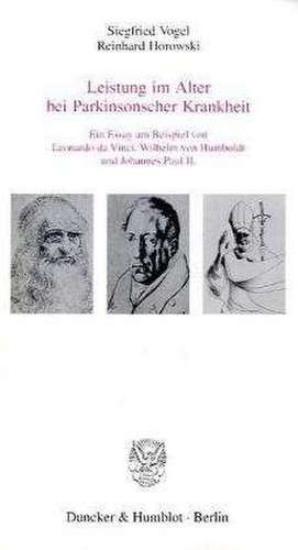 Leistung im Alter bei Parkinsonscher Krankheit. de Siegfried Vogel