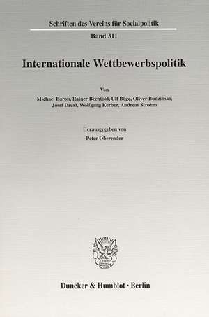 Internationale Wettbewerbspolitk de Peter Oberender