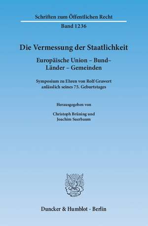 Die Vermessung der Staatlichkeit de Christoph Brüning