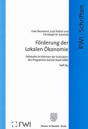 Förderung der Lokalen Ökonomie de Uwe Neumann