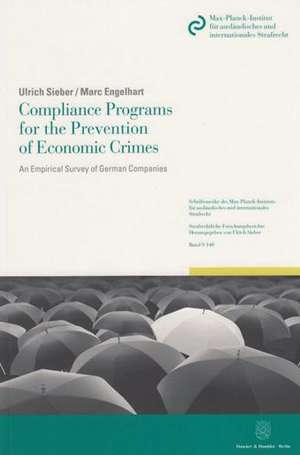 Compliance Programs for the Prevention of Economic Crimes de Ulrich Sieber