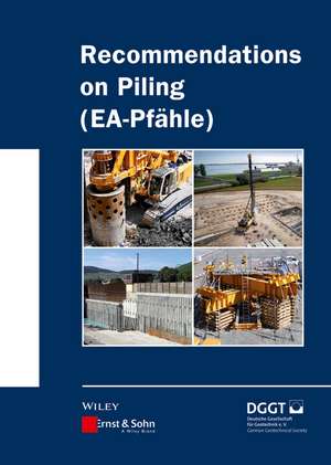 Recommendations on Piling (EA Pfähle) de Deutsche Gesell