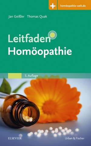 Leitfaden Homöopathie de Jan Geißler