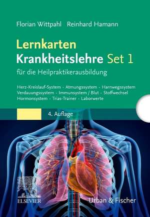 Lernkarten Krankheitslehre Set 1 für die Heilpraktikerausbildung de Reinhard Hamann