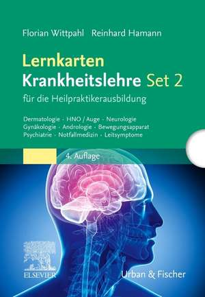 Lernkarten Krankheitslehre Set 2 für die Heilpraktikerausbildung de Reinhard Hamann