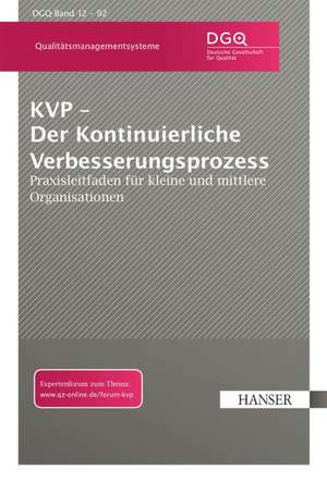 KVP - Der Kontinuierliche Verbesserungsprozess de DGQ