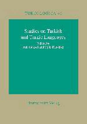 Studies on Turkish and Turkic Languages de Asli Göksel