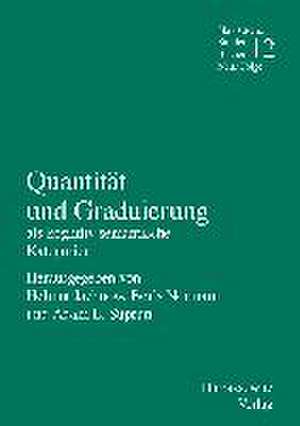 Quantität und Graduierung als kognitiv-semantische Kategorien de Helmut Jachnow