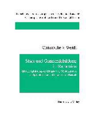 Stadt und Gemeindebildung in Ruthenien de Christophe von Werdt