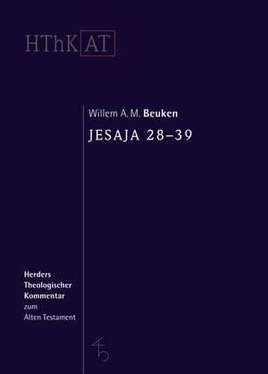 Jesaja 28-39 de Willem A. M. Beuken