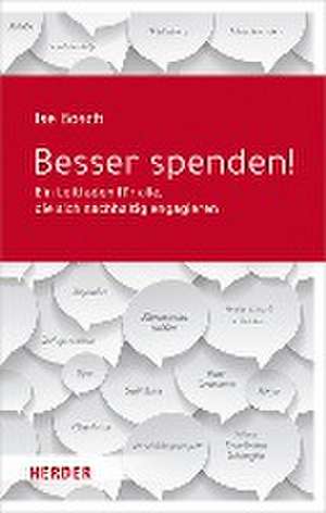 Besser spenden! de Ise Bosch